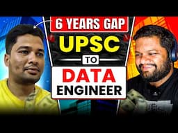 UPSC Failure to Data Engineer | 6 Years CAREER GAP | Complete JOURNEY | Hindi Podcast