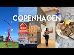 🇩🇰Copenhagen travel vlog🎨 brunch cafes, museum, exploring city