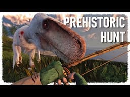 We hunted an ALBINO RAPTOR (ˢʰᵉ'ˢ ᵃ ᵇᶦᵗ ʰᵃⁿᵍʳʸ) | Prehistoric Hunt