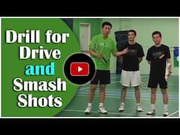 Badminton Smash and Drive Drill - Kevin Han (13 time United States National Champion)