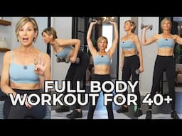 4 Moves to TONE & RESHAPE Your Entire Body | AT-HOME Workout For Women 40+ | Dominique Sachse