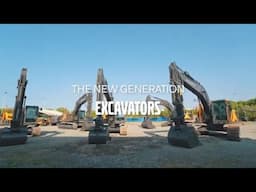 Walkaround of the new generation excavators for Asia.