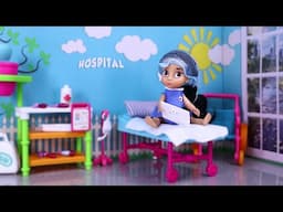 🏥💔 Mi mejor amiga está enfermita en el hospital | Momentos difíciles | Princesas de Disney 🌟