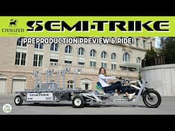 Civilized Cycles Semi Trike (Preproduction Test Ride in Detroit!)