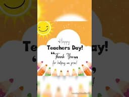 Happy Teacher's day to all #shorts #viral #trending