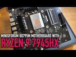 Minisforum BD795M: AMD Ryzen 9 7945HX MATX Motherboard  - Benchmarks & Info