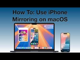 How to Mirror Your iPhone to macOS: Quick & Easy Guide