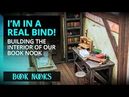 Let's Build a Medieval Workshop Booknook Diorama Together!