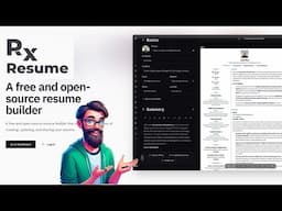 Reactive Resume: A free and open-source resume builder