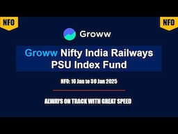 Groww Nifty India Railways PSU Index Fund | NFO review in Hindi | Groww Mutual Fund