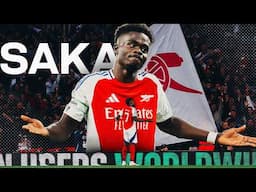 Bukayo Saka's Genius Dribbling Skills 2024!