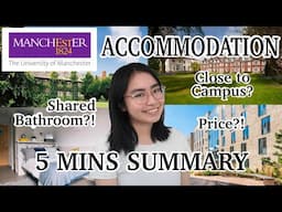 University of Manchester Accommodation Guide 2024-2025 | THINGS You Need to Know in Under 5 Minutes