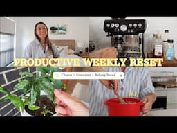 🌿 GET IT ALL DONE WITH ME | Weekly Reset, Groceries, Cleaning Motivation, Gardening | CARLY HAMPTON