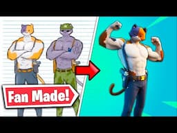 10 Best Fortnite Skins Made By FANS...