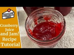 Now that you made your Cranberry Juice, use the scraps to make Cranberry Jam!