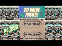 20 Prizm Value Packs 🔥 2024 Panini Prizm Football  ** Go Big Week! **