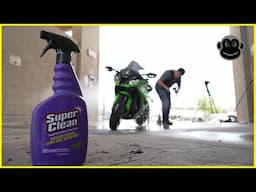 Super Clean Degreaser | How to wash a motorcycle | ZX10