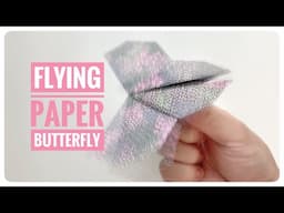 Easy Origami Flying Butterfly