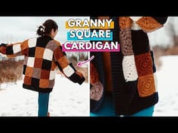 Never Off Cardigan – Granny Square Tutorial