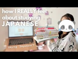 How I REALLY feel about studying Japanese 📚 | Why I don't post study videos anymore...