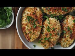 The Secret to Perfectly Crispy Chicken Cutlets (Garlic & Parsley Twist)