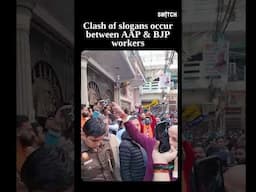 Clash b/w AAP & BJP #shorts #delhielection2025 #manishsisodia #pmmodi #arvindkejriwal