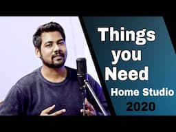 Home Recording Studio Things you need in Hindi | India 2020