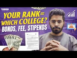 YOUR RANK = WHICH COLLEGE ? | Bond,Fee,Stipends 💜 #neet #neet2024 |Dr.JTM