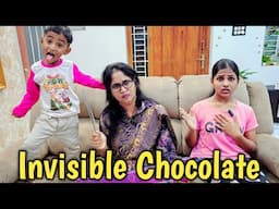 Invisible Chocolate 🍫 😋 | comedy video | funny video | Prabhu Sarala lifestyle