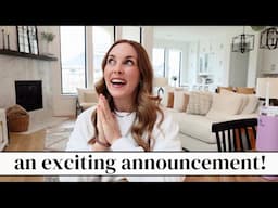 AN EXCITING ANNOUNCEMENT!