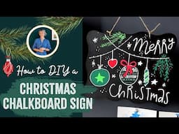 Festive Chalkboard Art: Easy Christmas Tutorial for Beginners