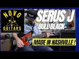 NOVO GUITARS - SERUS J - BULL BLACK -  DEMO