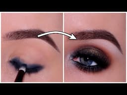 Flawless Golden Brown Smokey Eye Step-by-Step