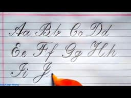 How to write in Cursive writing AtoZ | Cursive ABCD abcd | R.U.A Sign Writing