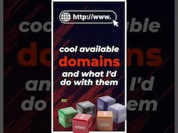 FOUR cool AVAILABLE domains and what I would do with them