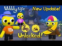 NEW UPDATE! UNLOCKED TEMPLE SEGWAY & BANANA TOP IN WOBBLY LIFE! 👀