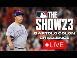 Bartolo Colón Perfect Game Challenge Live! (Day #3) | MLB The Show 23 - OrtaPotty