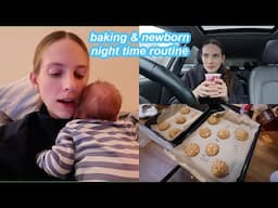 Festive baking & our newborn night time routine #vlogmasday3