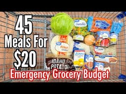 45 MEALS FOR $20 | Healthy, Easy & Delicious Recipes | Emergency Grocery Budget-Friendly Meal Plan!