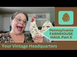 Fantastic Antique Finds in PA Part II Thrift Store   Antique Shop   Flea Market HAUL!