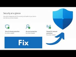 How To Fix Windows Security Not Working on Windows 11/10 | Can’t Open Windows Security