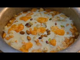 Muskmelon Delight/Iftar Special Kharbuza Malai/Summer Special Refreshing Muskmelon Delight Recipe