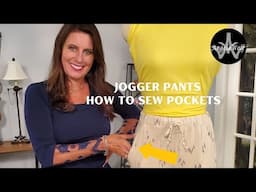 Sewing Tip: Sewing Pant Pockets ~ Jogger Pattern with Angela Wolf