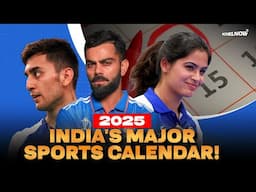 Indian Sports Calendar 2025 | Major Events to Be Hosted in India | Full Schedule