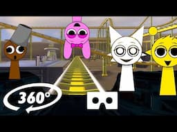 360° VR Incredibox Sprunki Roller Coaster - Virtual Reality Experience