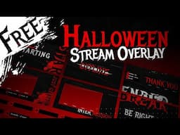 Free Twitch Halloween Stream Overlay - "Vampion" by Nerd Or Die