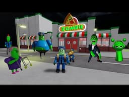 Zombify Barry and new Papa Pizza Update Speed Runs in #roblox Scary Obby Carnival, Great School