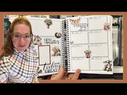 Neutral Spring Plan with Me in a Lights Planner Action Planner