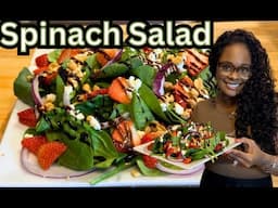 I Eat This Spinach Salad Everyday Delicious