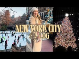 NYC girls weekend vlog! 🗽🎄MY FIRST TRIP OVERNIGHT WITHOUT THE BOYS 🥺 !